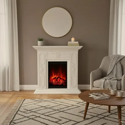 Produktbild von abc HOME | Elektrischer Kamin | Fernbedienung | Heizfunktion | realistische Flamme