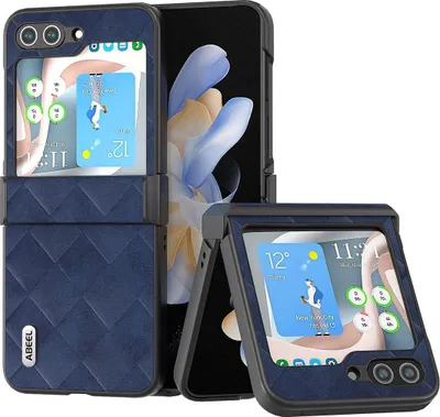 Produktbild von König Design Hülle kompatibel mit Samsung Galaxy Z Flip5 5G Kunststoff Soft Handyhülle - Handy Case Blau