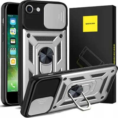 Image de Coque SPACECASE Camring pour iPhone 7/8/SE Argent