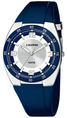 Produktbild von Calypso Armbanduhr Kunststoff blau Herrenuhr PolyurethanQuarz analog K5753