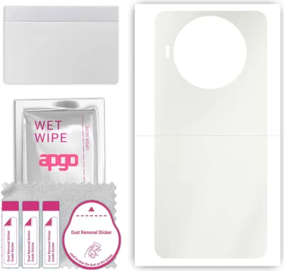 Produktbild von apgo Rückseite Schutzfolie, Matt, kompatibel mit Cubot Note 10, Hinten Hydrogel-Displayschutzfolie mit Positionierhilfe, kratzfest, einfache Montage