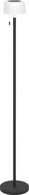 Produktbild von EGLO Solar Stehlampe Montapalma-L, kabellose Akku Standleuchte mit Zugschalter, Lampe Wohnzimmer dimmbar, warmweiß, RGB, IP54