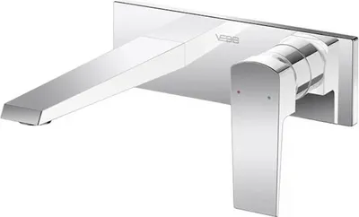 Produktbild von Wand - Waschtischarmatur ohne Ablaufgarnitur (Stöpsel) Chrom