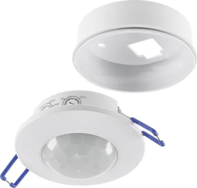 Produktbild von ChiliTec 22472 Decken-Einbau-Bewegungsmelder 360° FLAT PIR, LED geeignet, 8m Detektion, 80x30mm