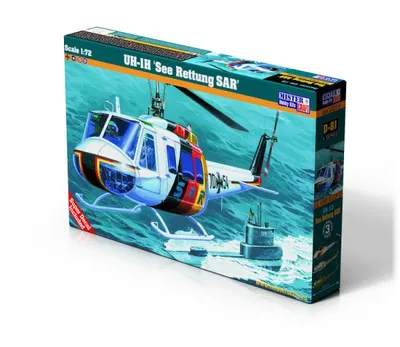 Obrázek produktu pro Model vrtulníku UH-1H viz Rettung SAR 1:72 D-81