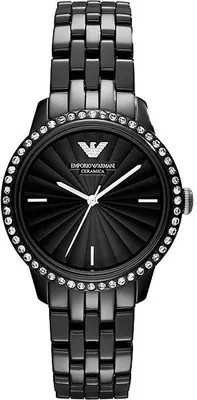 Produktbild von Emporio Armani AR1478 Damen-Armbanduhr, Keramik-Gehäuse, Keramik-Armband