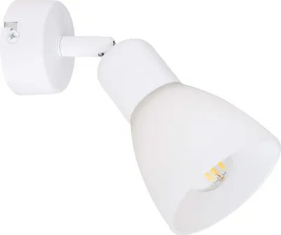 Immagine prodotto di Applique Malta bianca 1xE14x40W in vetro, dimensioni: 8x8x17 cm, IP20, Light Prestige