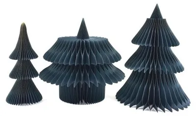 Only Natural – Wabenpapier-Weihnachtsbaum – Grün – 210 cm – Ansicht 2