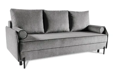 Produktbild von Schlafsofa BUENO 209 x 93 x 85 cm – GRAU – Schlaffunktion 200 x 138 cm – Modernes 3-Sitzer Sofa