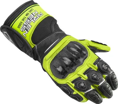 Immagine prodotto di Guanti da moto Arlen Ness Mugello, nero/giallo, XS