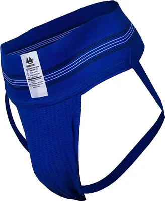Immagine prodotto di MM Sports - Intimo da Uomo Sospensorio - The Original No. 10 Swimmer/Jogger Jockstrap 3 inch Blue - 1x Taglia L