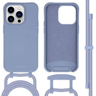 Immagine prodotto di imoshion Cover posteriore colorata con cinturino staccabile iPhone 14 Pro - Ash Blue