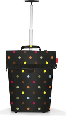 Obrázok produktu pre Reisenthel trolley M, Taška na kolieskach, Rôzne farby, Čierna, Polyester, Vzor, Bodový vzor, 2 koleso/kolesá