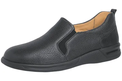 Produktbild von GANTER SENSITIV Kurt K Herren Slipper schwarz Glattleder : UK 12 Schuhgröße: UK 12