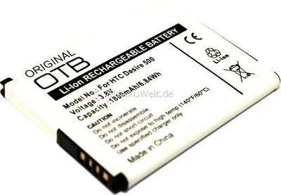 Produktbild von OTB Akku kompatibel zu HTC Desire 500 / BA S890 Li-Ion