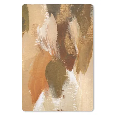 Produktbild von MuchoWow® Mauspad Mousepad Farbe - Grün - Orange 18x27 cm - Mousepads - Maus Mat - Pad - Mausunterlage