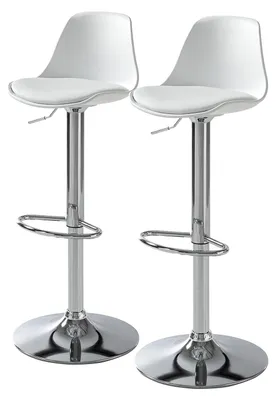 Produktbild von home24 Barstuhl - 2er-Set - Kunststoff