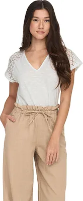 Zdjęcie produktu dla Only Shiv bluzka z krótkim rękawem Beige M Woman Beige M