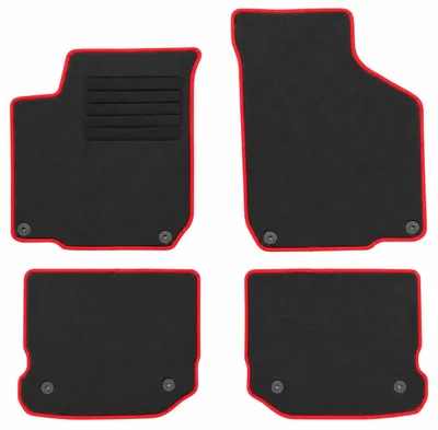 Produktbild von Fußmatten-Set für VW Golf 4 inkl. Variant, 06/2001-05/2003, 4-teilig, Schwarz