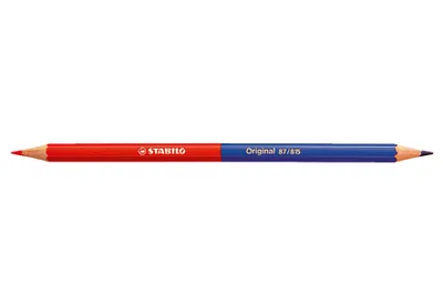 Obrázok produktu pre Prémiová farebná ceruzka - STABILO Original - jednoduchá ceruzka - dvojfarebná, červená a modrá