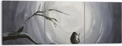 Produktbild von Bild auf Leinwand - Leinwandbild - Vogel Baum modern - 150x50cm - Wand Bild - Wanddeko - Wandbilder - Leinwanddruck - Bilder - Kunstdruck - Wanddekoration - Leinwand bilder - Wandkunst - CA150x50-3432