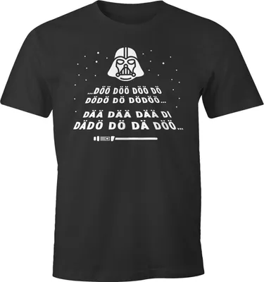 Produktbild von Herren T-Shirt Laserschwert Melodie Intro Krieg Sterne Parodie Fun-Shirt Spruch lustig Moonworks® anthrazit XL