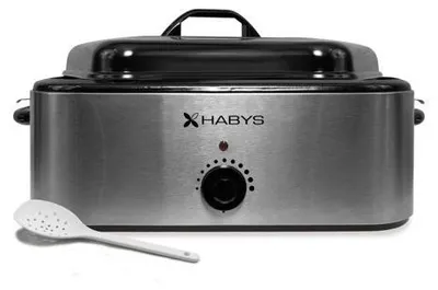 Obrázek produktu pro Ohřívač horkých kamenů Habys | ohřívač topných těles | objem 17 l | analogové ovládání displeje | pro masáže, terapii a kosmetiku
