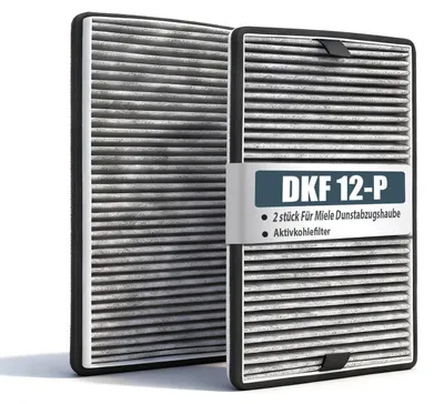 Obrázek produktu pro Dva kusy filtrů s aktivním uhlím pro odsavače DKF 12-P, DKF 12-1, 6228731, DKF16-1, DKF17-1. Filtry na zápach, kompatibilní s modely PUR98W, DA 399/6698, DA39x/4xx/42xx/51xx/579x/619x/629x/639x/659x/669x/PUR