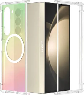Image de Coque MagSafe Z Fold 6 Semi-transparente Irisée