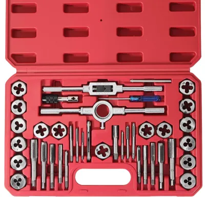 Immagine prodotto di Omgoods - Set di 40 pezzi per filettatura, per filetti metrici da M3 a M12