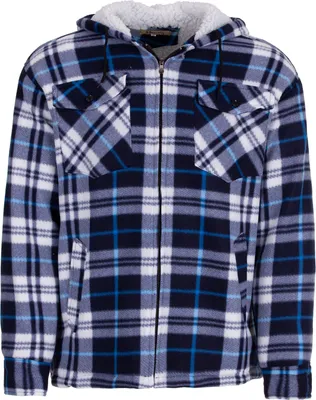 Produktbild von Thermojacke Hoodie Holzfällerjacke , Farbe:blau, Größe:XXL