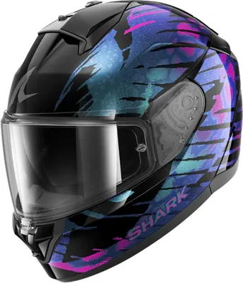 Image de Casque Shark Ridill 2 Reptaia, noir/violet, XS (53/54)