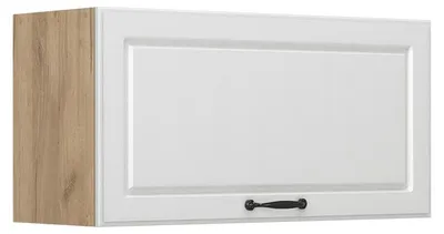 Obrázok produktu pre Nástenná skrinka Vicco R-Line Biely vidiecky dom/Dub Goldkraft 80 cm Plochý, Model 63093