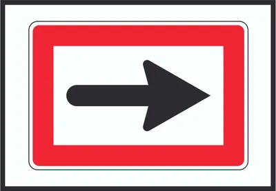 Produktbild von In Pfeilrichtung fahren rechts Symbol A0 (841x1189mm)