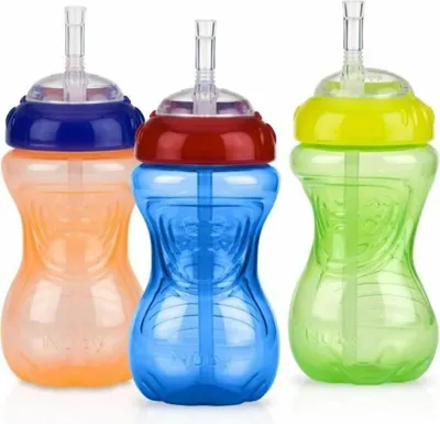 Immagine prodotto di Bicchiere didattico Nûby colorato 300 ml 3 pezzi