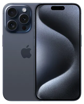 Produktbild von Apple iPhone 15 Pro , 15,5 cm (6.1"), 2556 x 1179 Pixel, 128 GB, 48 MP, iOS 17, Titan, Blau