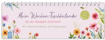 Obrázok produktu pre Mein Wochen-Tischkalender für das Schuljahr 2025/2026