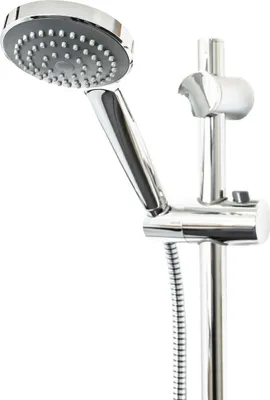 Produktbild von tecuro Brauseset Komfort-100 - mit Handbrause 1-strahlig, Brauseschlauch 150 cm, Wandstange 70 cm