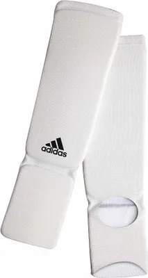 Produktbild von Adidas elastische Schienbeinschoner – Weiß – XL