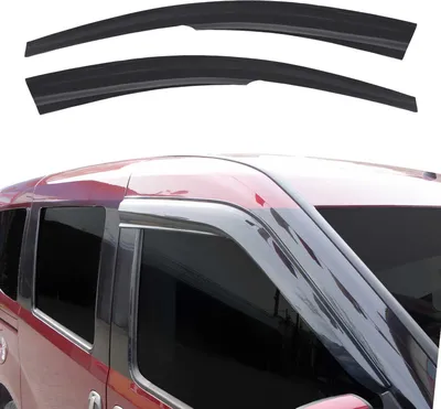 Image de Déflecteurs de Vent pluie d'air pour Opel Combo C 2001-2011 en Acrylique Noir