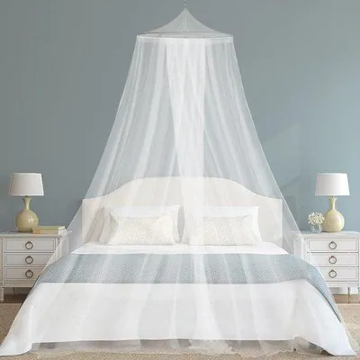 Productafbeelding van Wit reisbedtent voor 2 personen, met muggennet en bevestigingsmateriaal