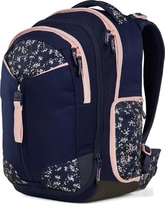 Produktbild von satch Schulrucksack mit Laptopfach Match Bloomy Breeze dunkelblau