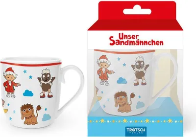 Produktbild von TRÖTSCH - Unser Sandmännchen Kindertasse Geschenktasse aus Porzellan Sandmännchen und Freunde