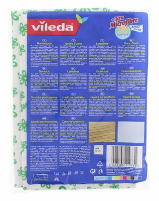Produktbild von Vileda 2694, Mikrofaser, Grün, Weiß, 50 mm, 47 mm, 1 Stück(e)