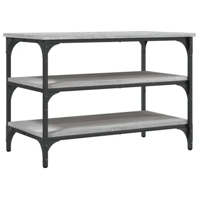 Obrázok produktu pre vidaXL Lavica na topánky sivá Sonoma 70x38,5x49 cm Materiál na báze dreva