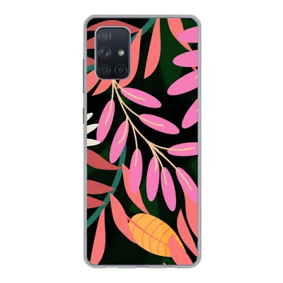 Produktbild von MuchoWow® Handyhülle Schutzhülle Hülle für Samsung Galaxy A51 5G Tropisch - Blumen - Muster Silikon Softcase Handy Hülle - Abbildung