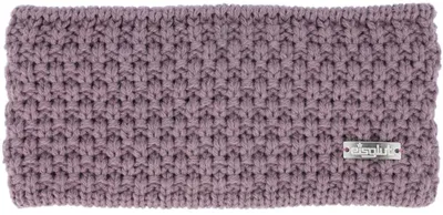 Eisglut Strickstirnband Linnl mit Fleece-Innenband in rosa
