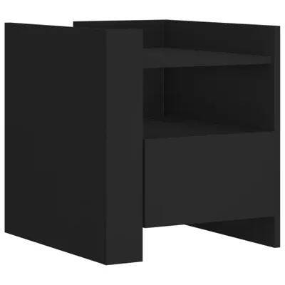 Produktbild von Nachttisch Schwarz 45x50x50 cm Holzwerkstoff