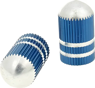 Produktbild von Ventilkappen Set Bullet blau - universal