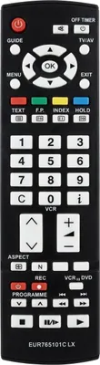 Produktbild von Ersatz Fernbedienung für PANASONIC TX-20LA7 | TX-20LA70 | TX-20LA70P/F